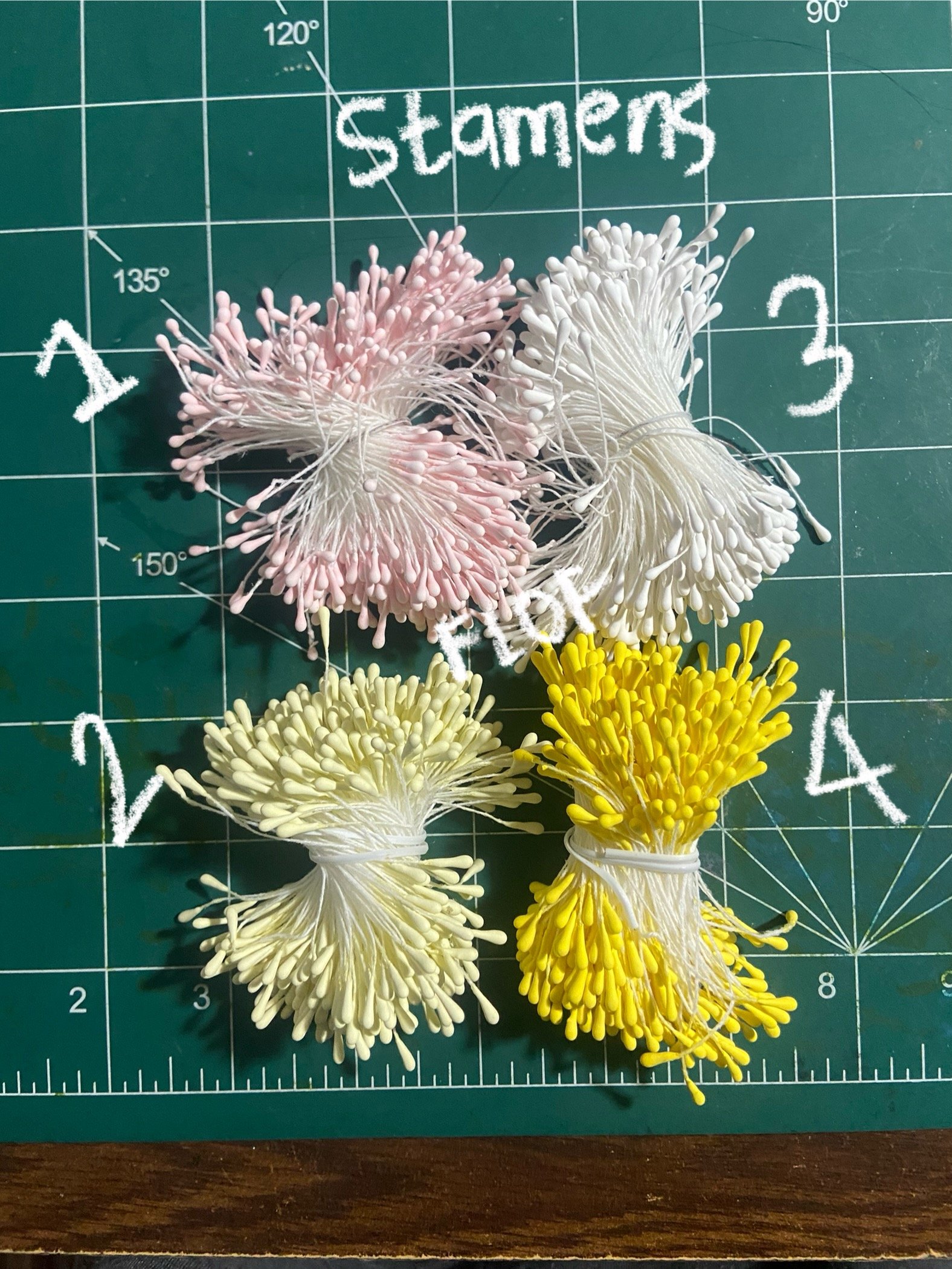 Flower stamens