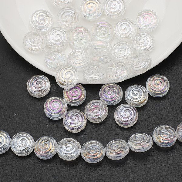 Lollipop circular beads