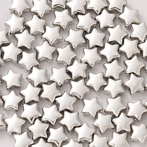 6mm metallic beads