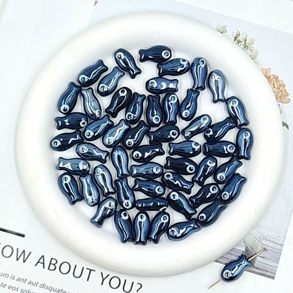 Ceramic fish beads
